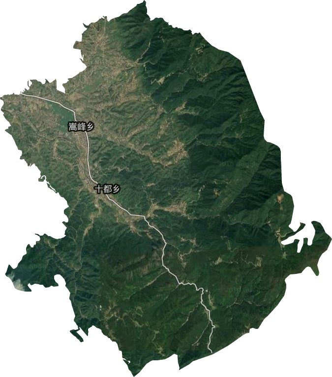 嵩峰鄉(xiāng)衛(wèi)星圖