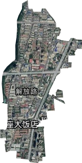 解放路街道衛星圖