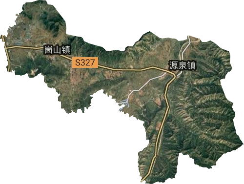 源泉鎮衛星圖