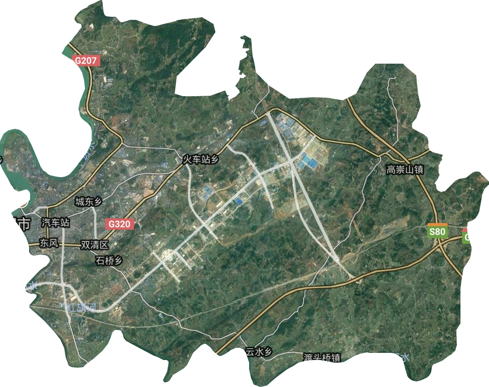 雙清區衛星圖