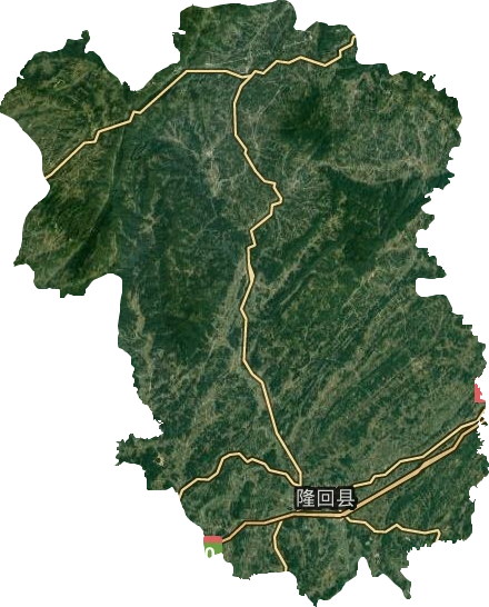 隆回縣衛星圖