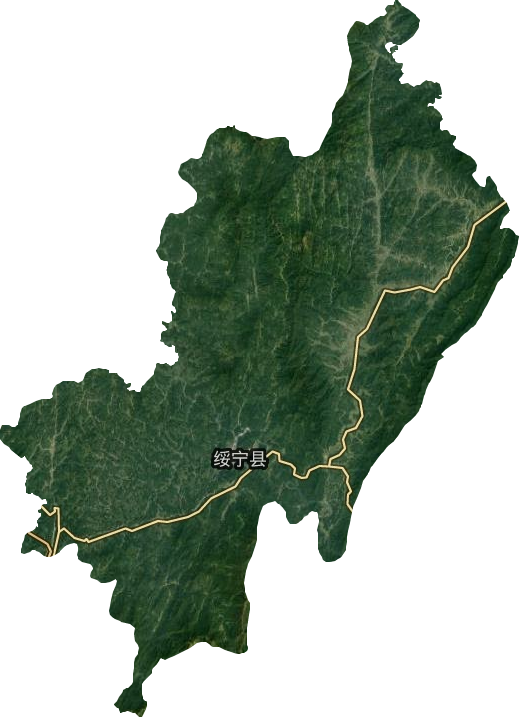 綏寧縣衛(wèi)星圖