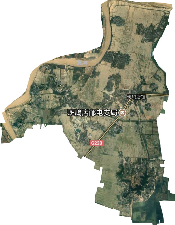 斑鳩店鎮衛星圖