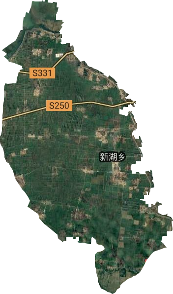 新湖鎮衛星圖