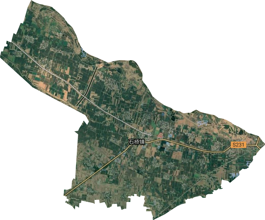 石橋鎮衛星圖