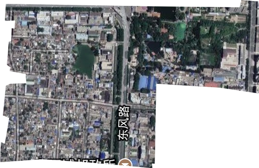 甜水井街道衛星圖