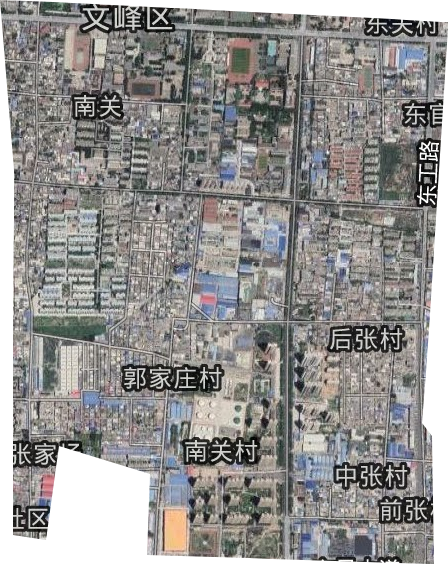 南關(guān)街道衛(wèi)星圖