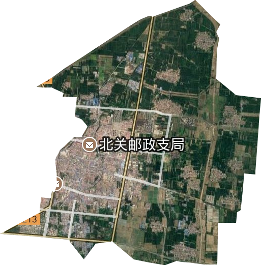 蒲東街道衛星圖