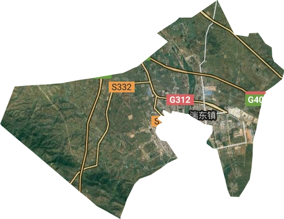 湍東鎮衛星圖