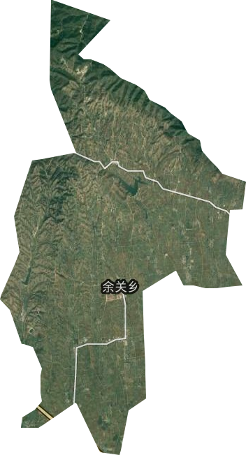 余關鄉衛星圖