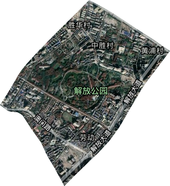 勞動街辦事處衛(wèi)星圖