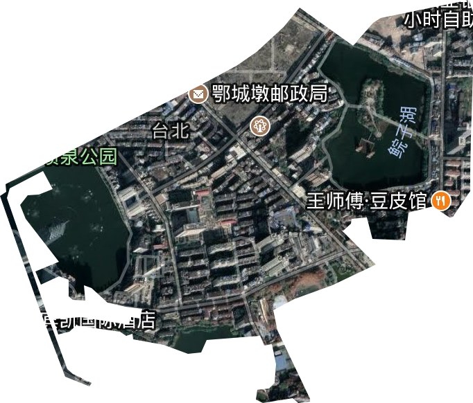 臺北街辦事處衛星圖