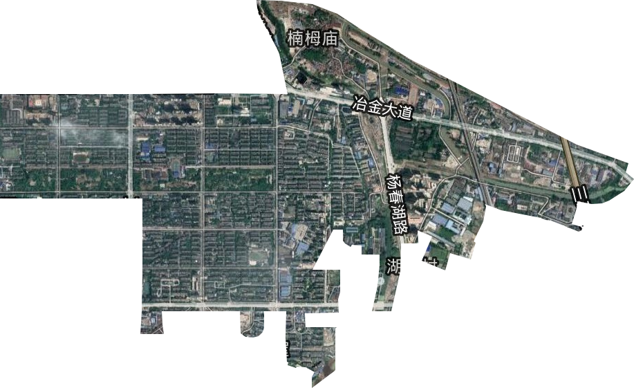冶金街道衛星圖