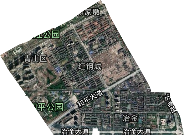 新溝橋街道衛星圖