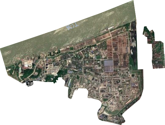 青山鎮街道衛星圖