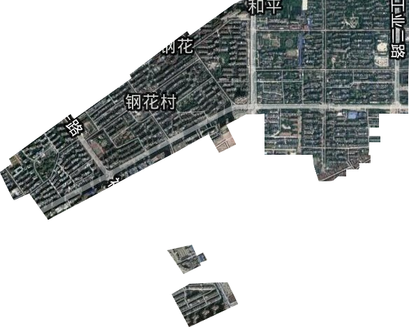 鋼花村街道衛星圖