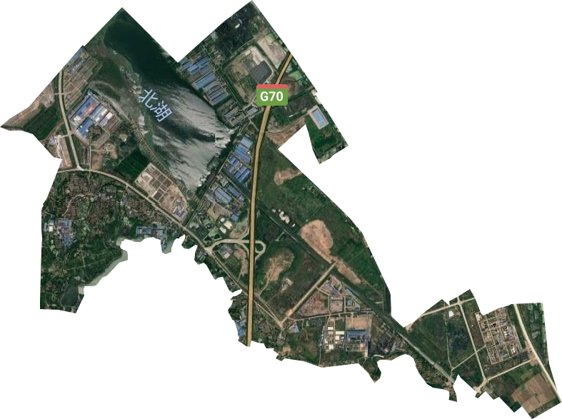 北湖工業園管理辦公室衛星圖