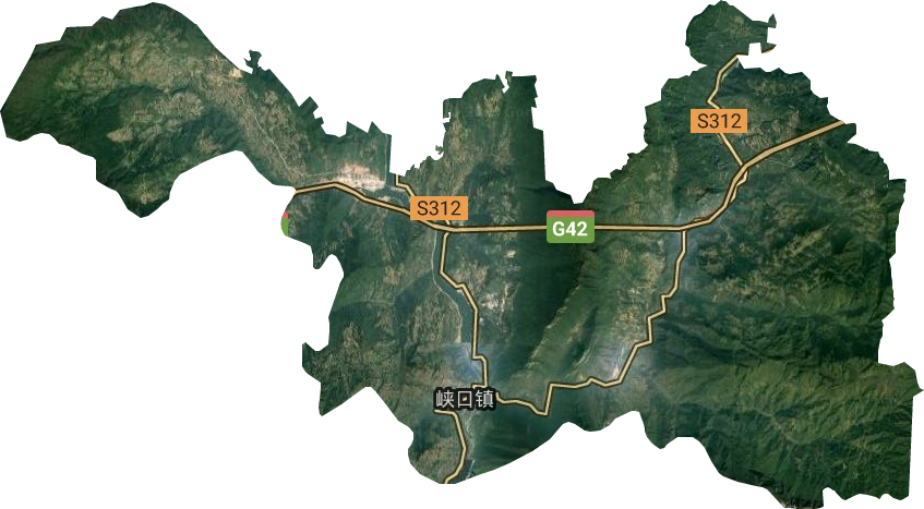 峽口鎮(zhèn)衛(wèi)星圖