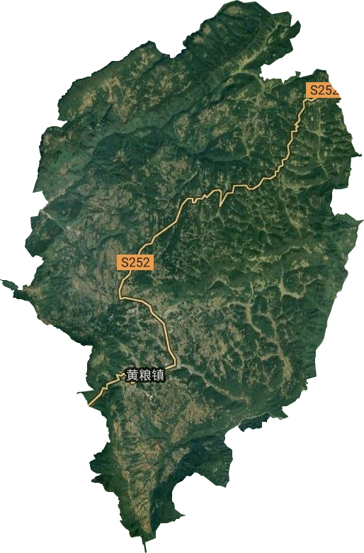 黃糧鎮(zhèn)衛(wèi)星圖