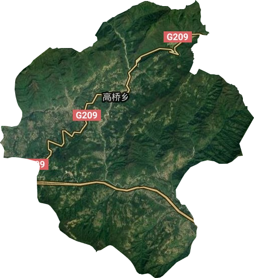高橋鄉衛星圖