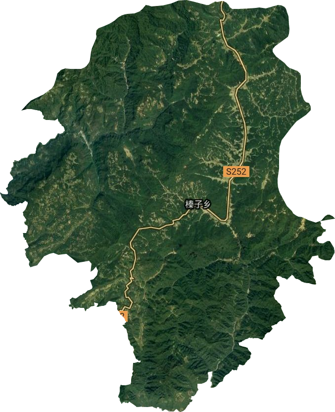 榛子鄉衛星圖