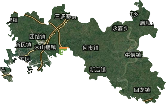 大安區(qū)衛(wèi)星圖