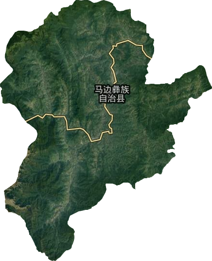 馬邊彝族自治縣衛星圖