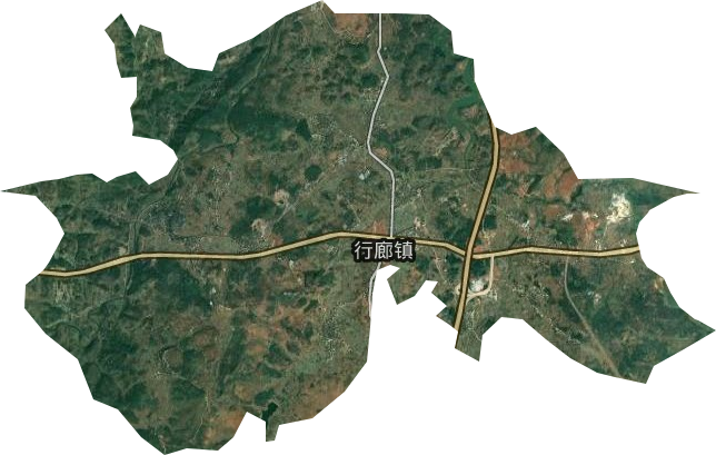 行廊鎮衛星圖