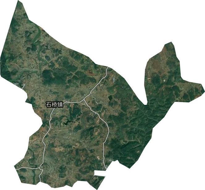 石橋鎮衛星圖
