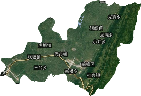 前鋒區衛星圖