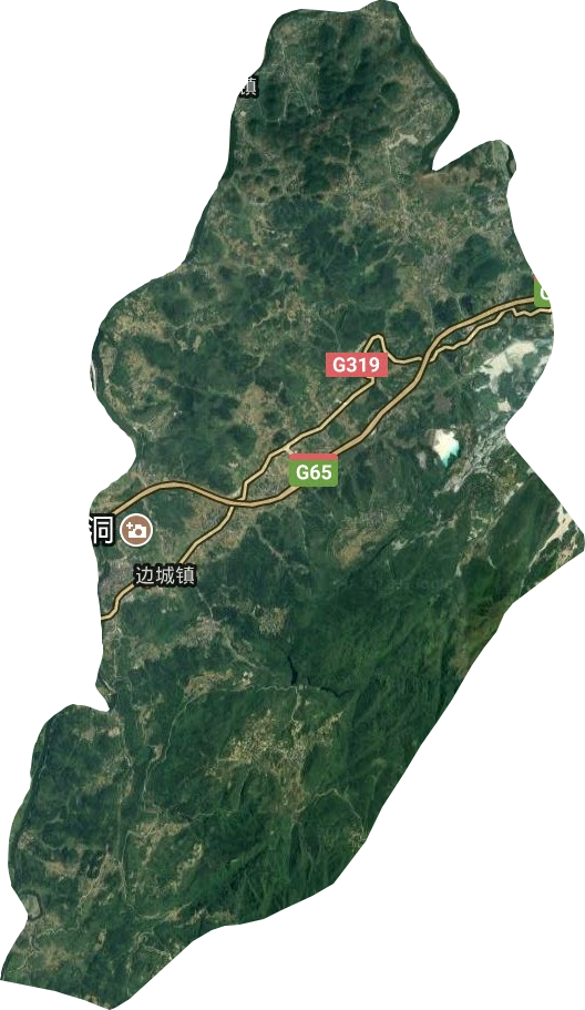 邊城鎮(zhèn)衛(wèi)星圖