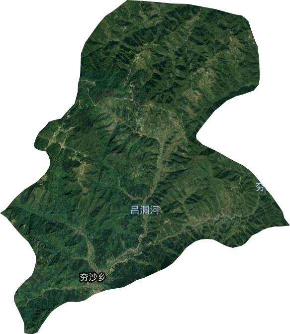 夯沙鄉衛星圖