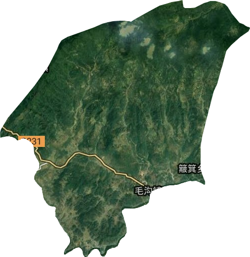 毛溝鎮衛星圖