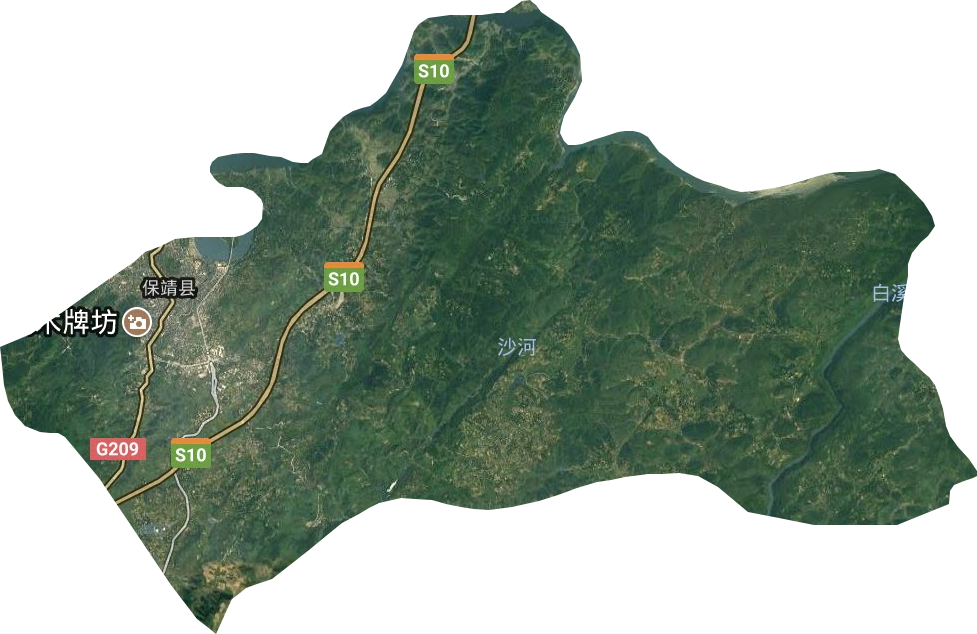 遷陵鎮(zhèn)衛(wèi)星圖