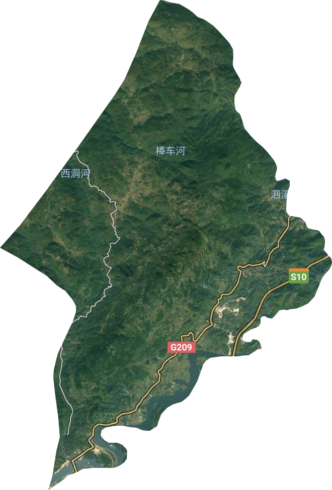 馬鞍山林場衛星圖