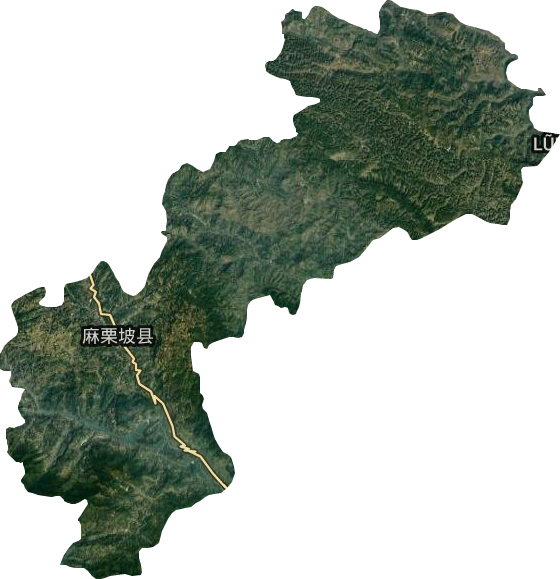麻栗坡縣衛星圖