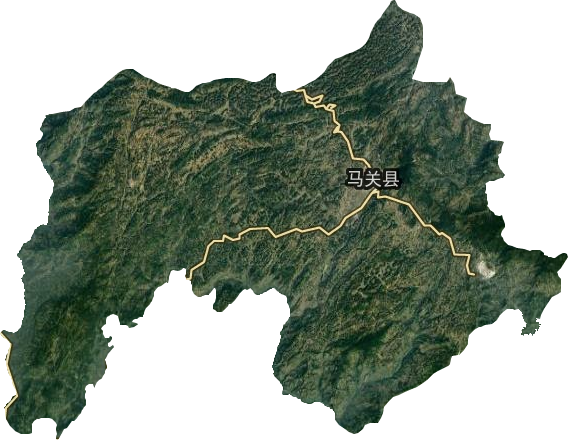 馬關縣衛星圖