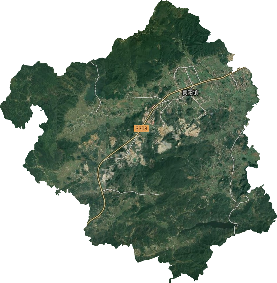 葵陽鎮衛星圖
