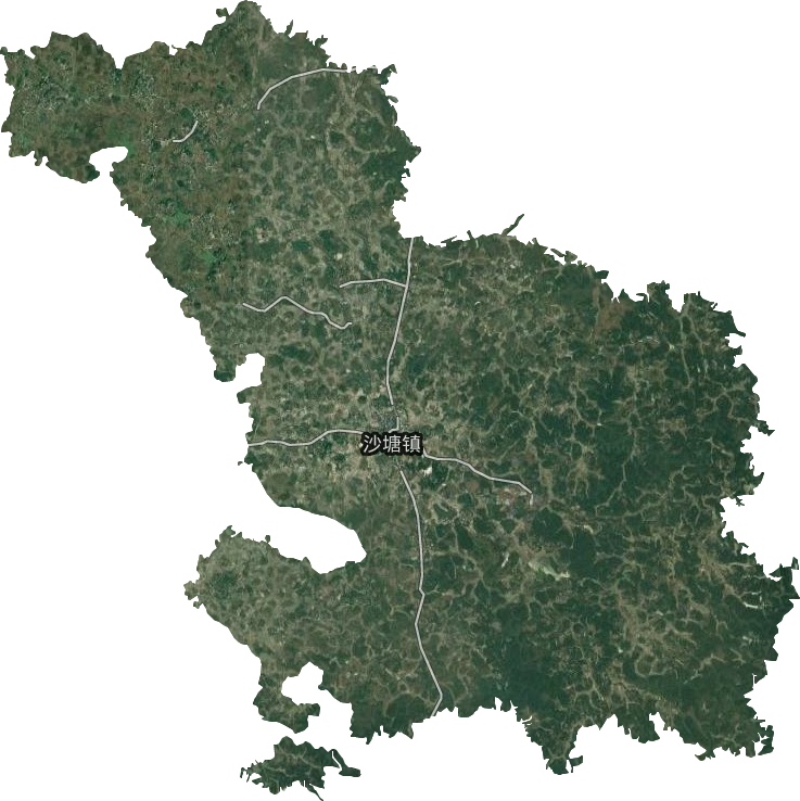 沙塘鎮衛星圖