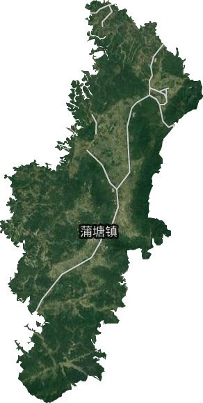 蒲塘鎮衛星圖
