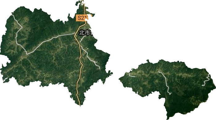 北市鎮衛星圖