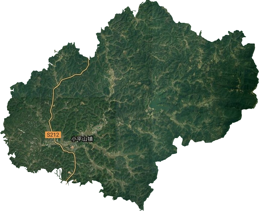小平山鎮衛星圖
