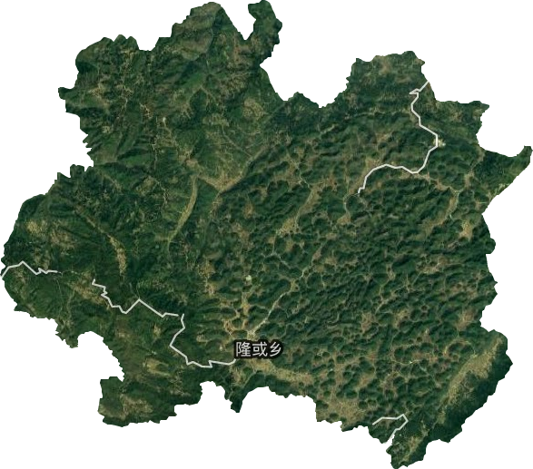 隆或鄉衛星圖