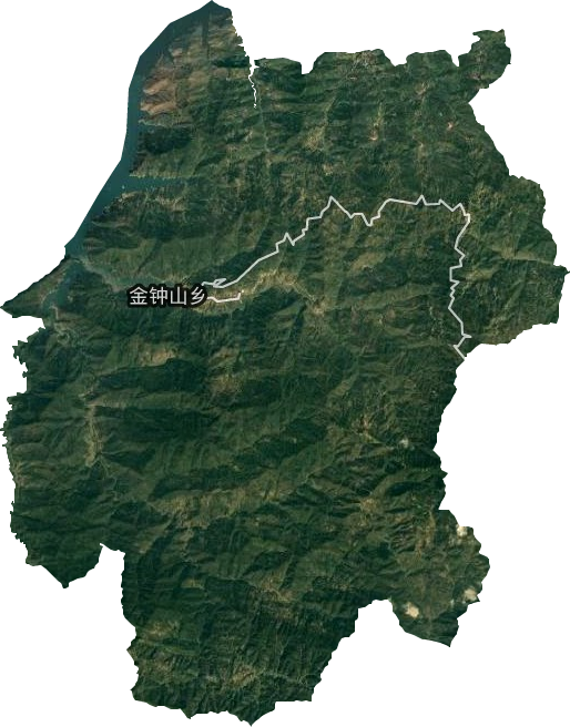 金鐘山鄉(xiāng)衛(wèi)星圖