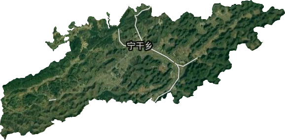 寧干鄉衛星圖