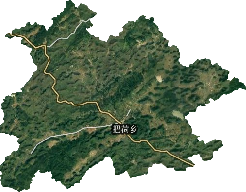 把荷鄉衛星圖
