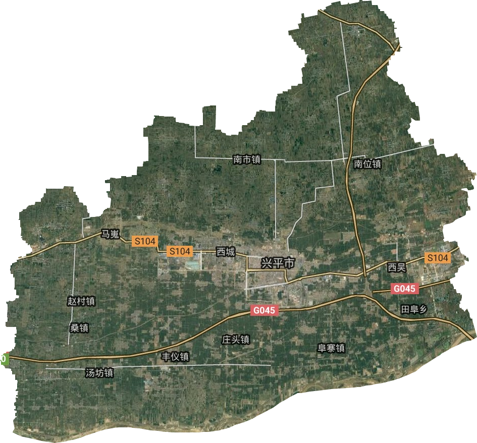興平市衛(wèi)星圖