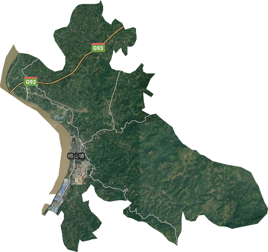 榕山鎮衛星圖