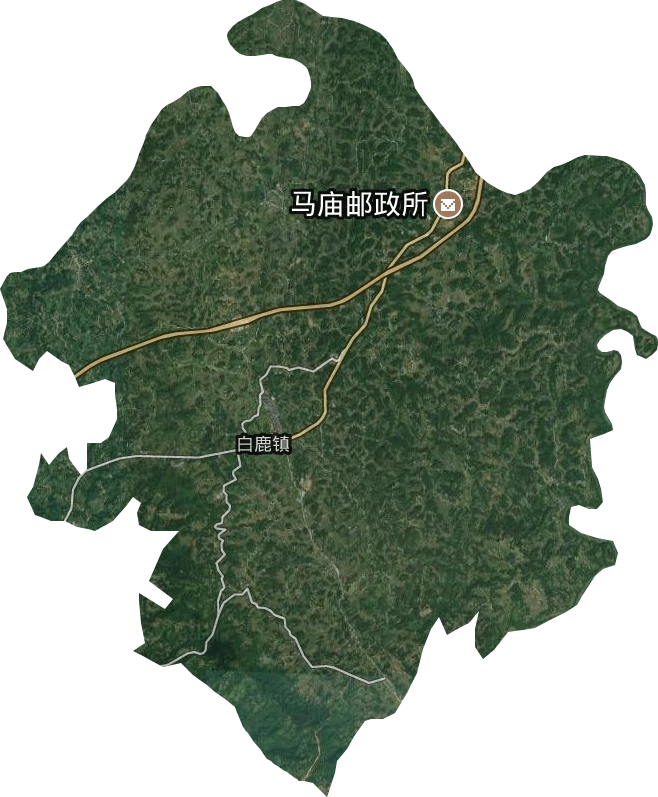 白鹿鎮衛星圖