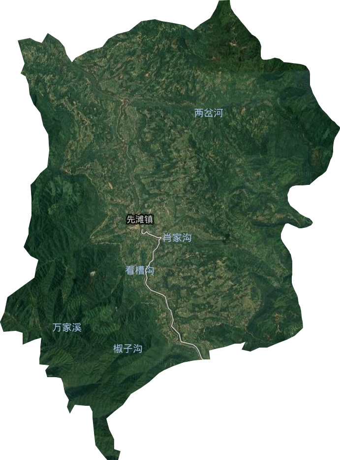 先灘鎮(zhèn)衛(wèi)星圖